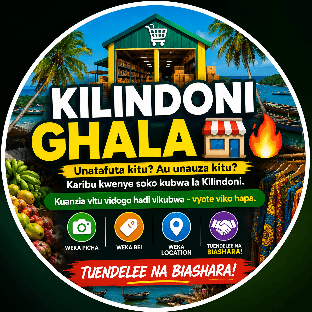Kilindoni Ghala logo